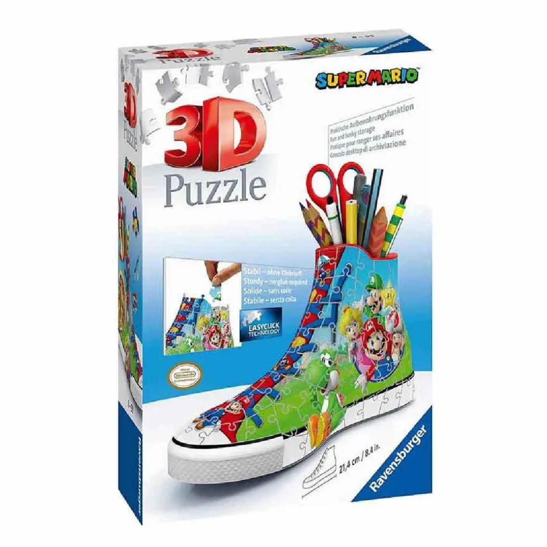 RAVENSBURGER IBÉRICA Ravensburger - Super Mario - Puzzle 3D Sneaker* Juegos Y Puzzles