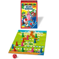 RAVENSBURGER IBÉRICA Ravensburger - Super Mario - Super Mario compacto Barricada Malefiz, 2-4 jugadores ㅤ* Friki Zone|Juegos Y Puzzles