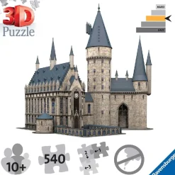 RAVENSBURGER IBÉRICA Ravensburger-Harry Potter-Puzzle 3D El Castillo de Hogwarts