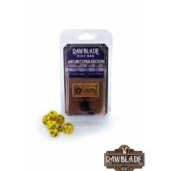 LAST LEVEL Rawblade - Dados y bolsa de cuero Paladín