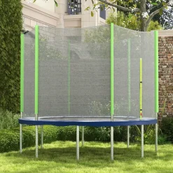 SPORTNOW Red de seguridad para trampolín Ø305 Verde