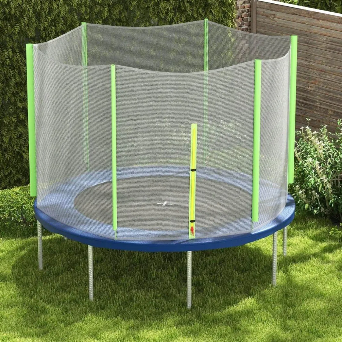 SPORTNOW Red de seguridad para trampolín Ø305 Verde