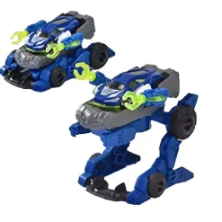 DICKIE TOYS Rescue Hybrids - Vehículo Police Trooper 2 en 1