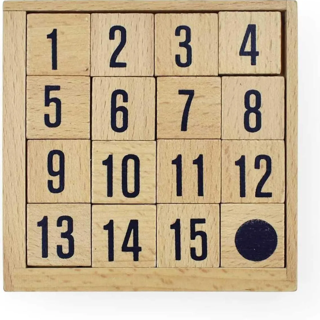 TOYS "R" US Rompecabezas numérico de madera con tarjetas 1 a 15 ㅤ