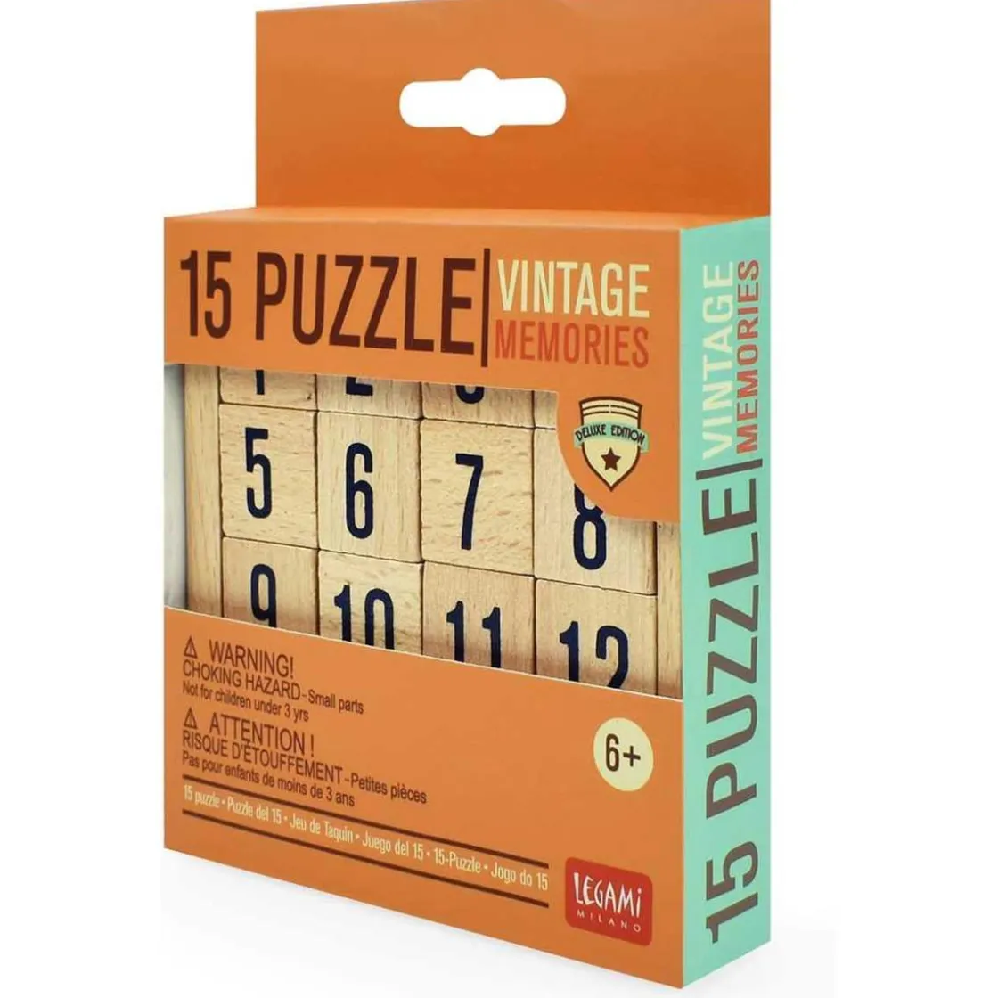 TOYS "R" US Rompecabezas numérico de madera con tarjetas 1 a 15 ㅤ