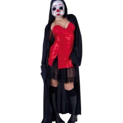 RUBIE'S - Disfraz Baby Killer con capa y máscara de payaso ㅤ