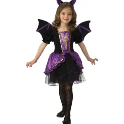 RUBIE'S - Disfraz de murciélago con alas para niña ㅤ* Disfraces|Halloween