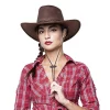 RUBIE'S - Sombrero Cowboy marrón Adulto ㅤ* Disfraces|Halloween