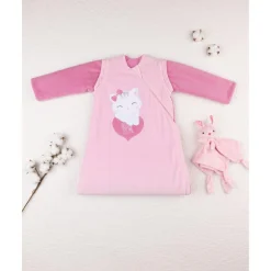 Prenatal Saco de dormir con mangas bebé niña rosa TOG 3,5