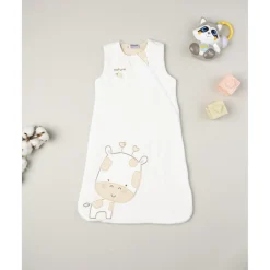 Prenatal Saco de dormir crema niña jirafa