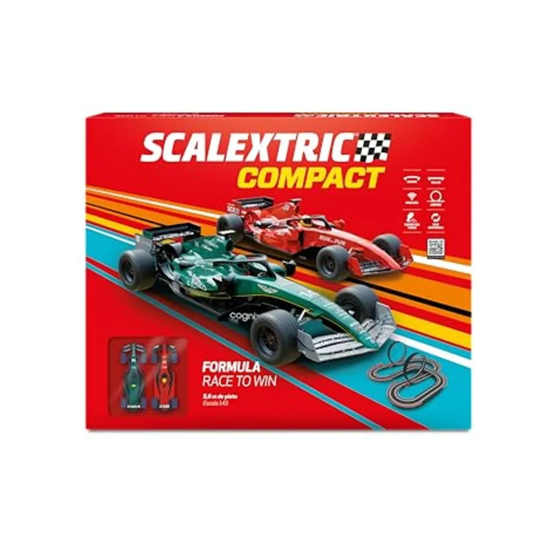 SCALE COMPETITION Scalextric - Compact Formula Race to Win* Vehículos Y Circuitos