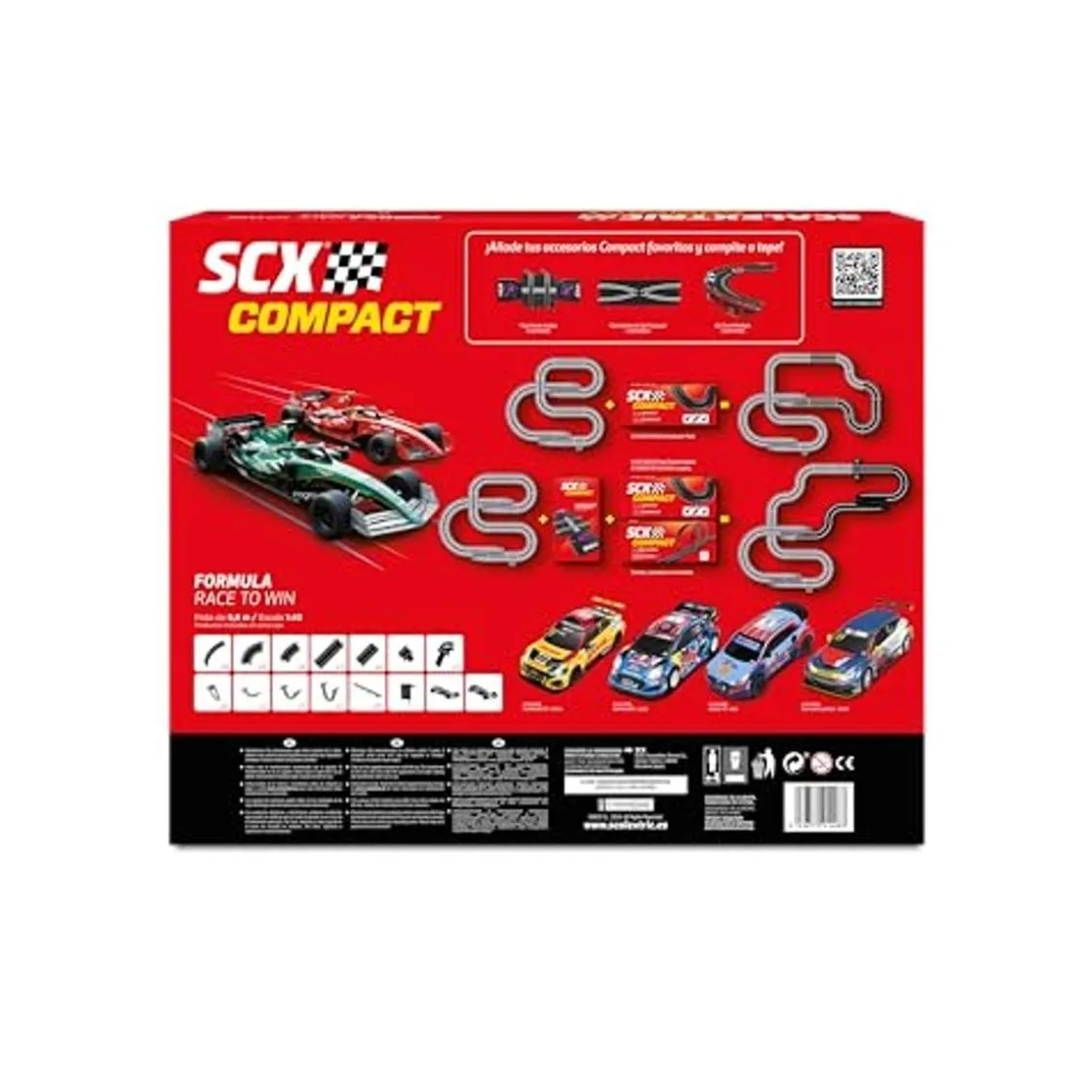 SCALE COMPETITION Scalextric - Compact Formula Race to Win* Vehículos Y Circuitos