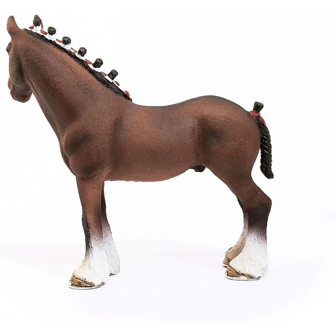 SCHLEICH - Caballo Clydesdale Farm World ㅤ* Coleccionables Y Mini Mundos