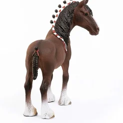 SCHLEICH - Caballo Clydesdale Farm World ㅤ* Coleccionables Y Mini Mundos