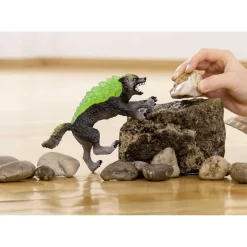 SCHLEICH - Lobo de granito Eldrador Creatures figura de juguete ㅤ* Coleccionables Y Mini Mundos