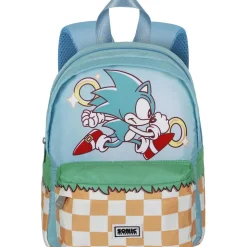 KARACTER MANIA Sega - Sonic the Hedgehog - Mochila Preescolar Joy con Capacidad 5L Azul ㅤ* Material Escolar