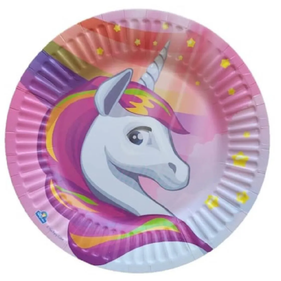 TOYS "R" US Set 8 platos Unicornio de papel