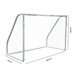 DEVESSPORT Set 2 porterías pvc blancas* Deportes