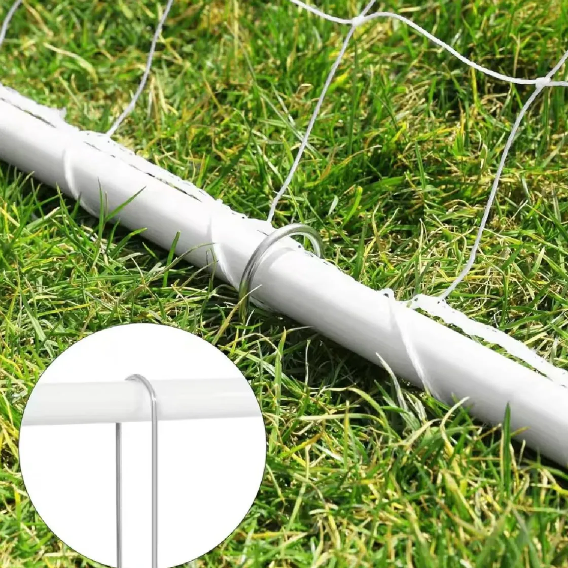 DEVESSPORT Set 2 porterías pvc blancas* Deportes