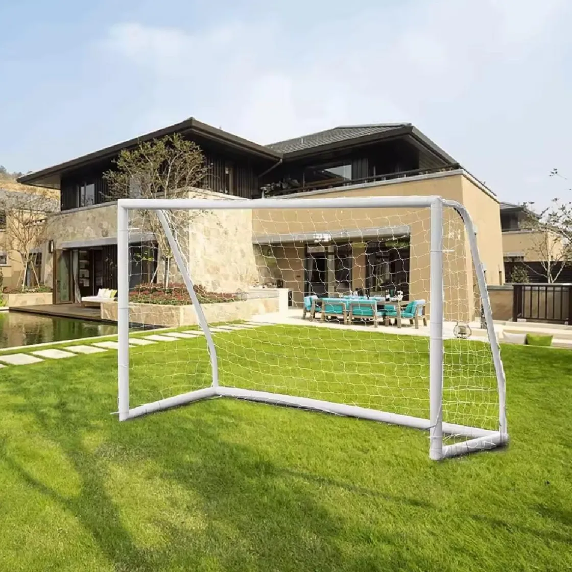 DEVESSPORT Set 2 porterías pvc blancas* Deportes