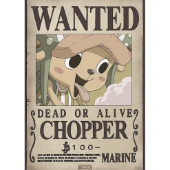 ABYSSE CORP Set 2 posters One Piece - Chibi Wanted Brook & Chopper 52x38* Friki Zone|Merchandising