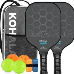 DEVESSPORT Set 2 Raquetas Pickleball Paddle de Fibra de Vidrio* Deportes