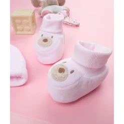 Prenatal Set de Gorro y Patucos para Bebé Niña en Rosa* Recién Nacido·Ropa Y Accesorios|Ropa Y Accesorios·Accesorios