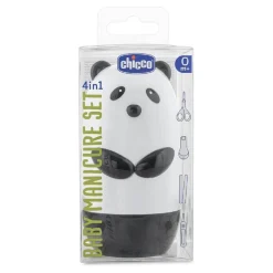 CHICCO Set de manicura - Oso Panda