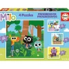 EDUCA BORRAS Set de puzzles infantiles progresivos de 12 a 25 piezas, medidas: 16 x 16 cm ㅤ