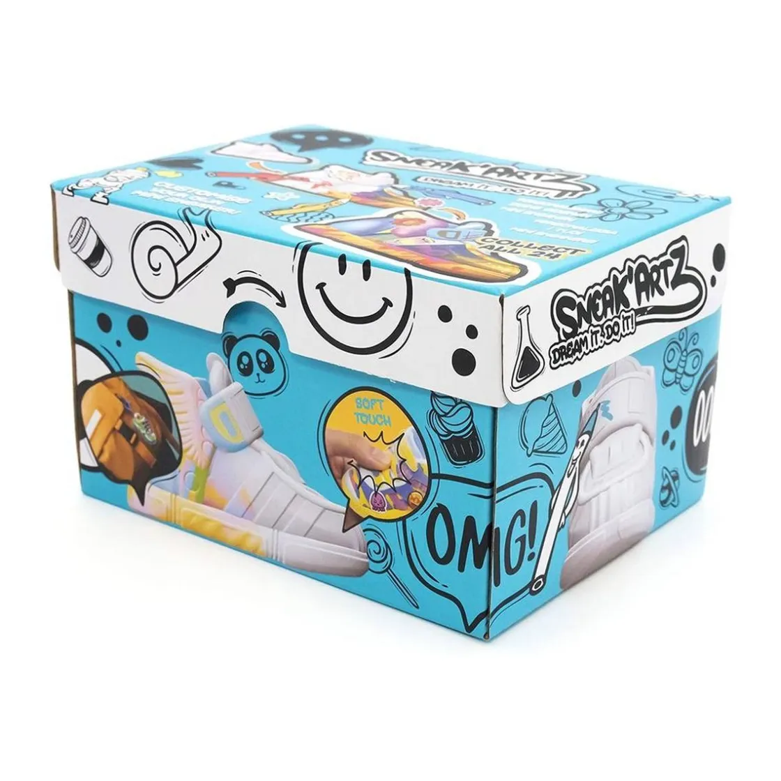 TOY PARTNER S.A. Set Sneak'Artz - 1 Mini zapatilla y accesorios decorar (varios modelos)* Arte Y Manualidades