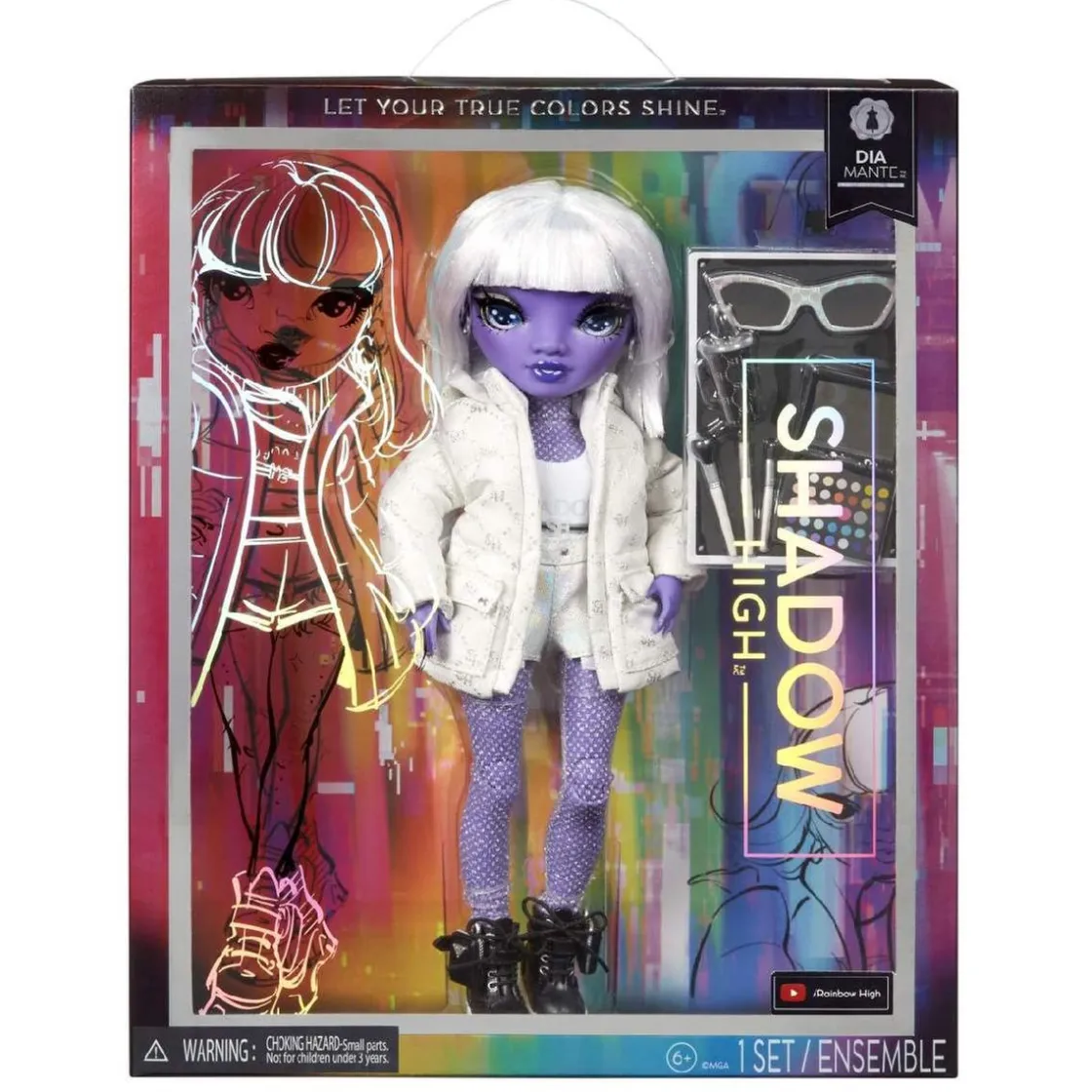 RAINBOW HIGH Shadow High - Dia Mante* Muñecas