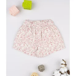 Prenatal Shorts para niña con estampado de flores rosa* Niña·Bebé Niña 3-36 Meses|Bebé Niña 3-36 Meses·Vaqueros, Pantalones Y Petos