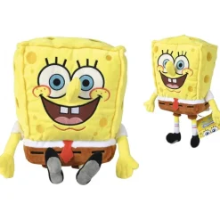 SIMBA TOYS Simba - Bob Esponja - Peluche Bob Esponja 35cm, material suave y relleno reciclado ㅤ