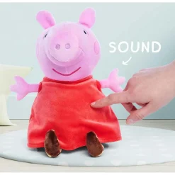 SIMBA TOYS Simba - Peppa Pig - Peluche con sonido Peppa Pig, suave y agradable, 25-33 cm ㅤ