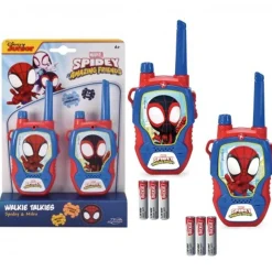 SIMBA TOYS Simba - Walkie Talkie Spidey, 2 unidades con alcance de 100m ㅤ* Coleccionables Y Mini Mundos