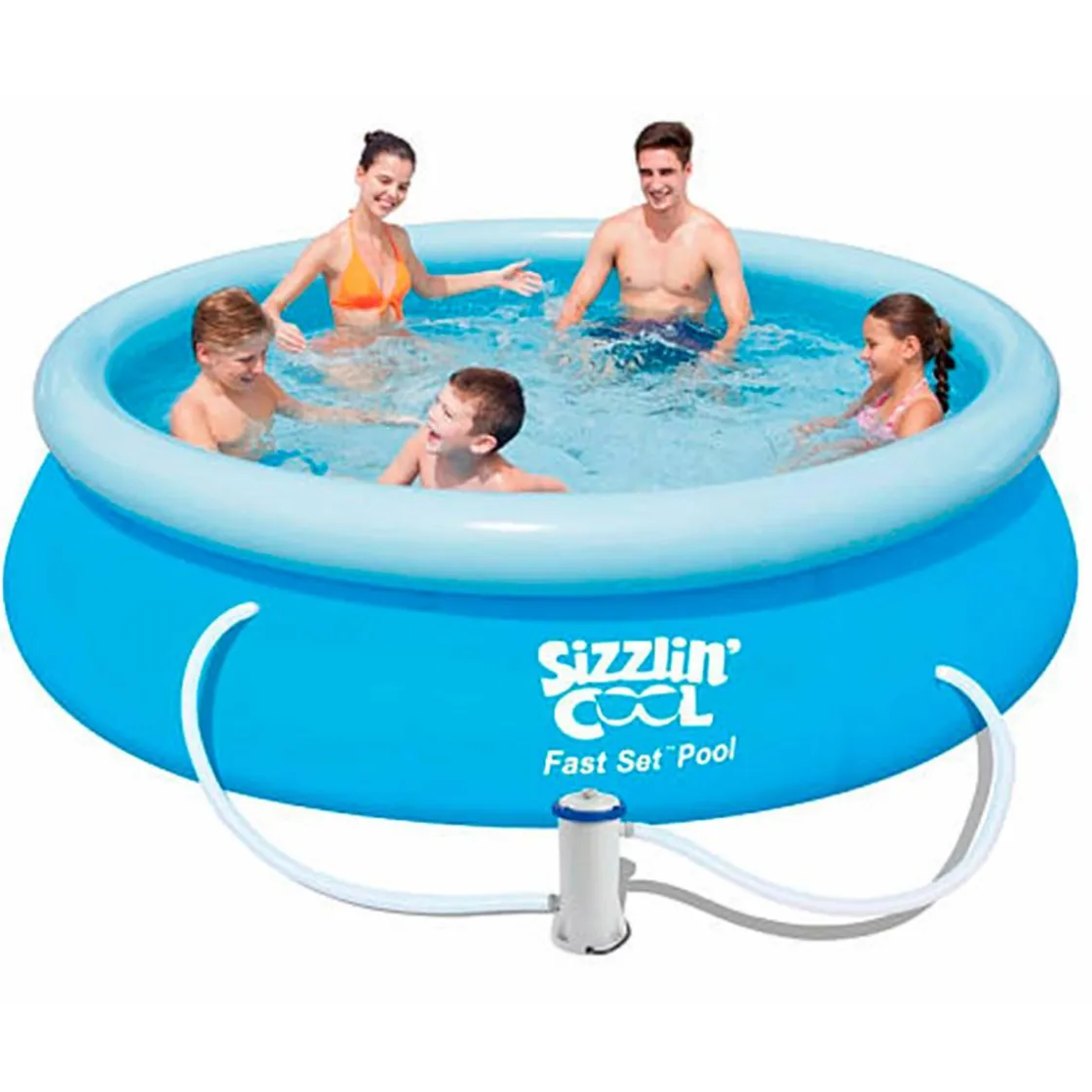 BEST WAY Sizzlin Cool - Set Piscina 305 con Depuradora