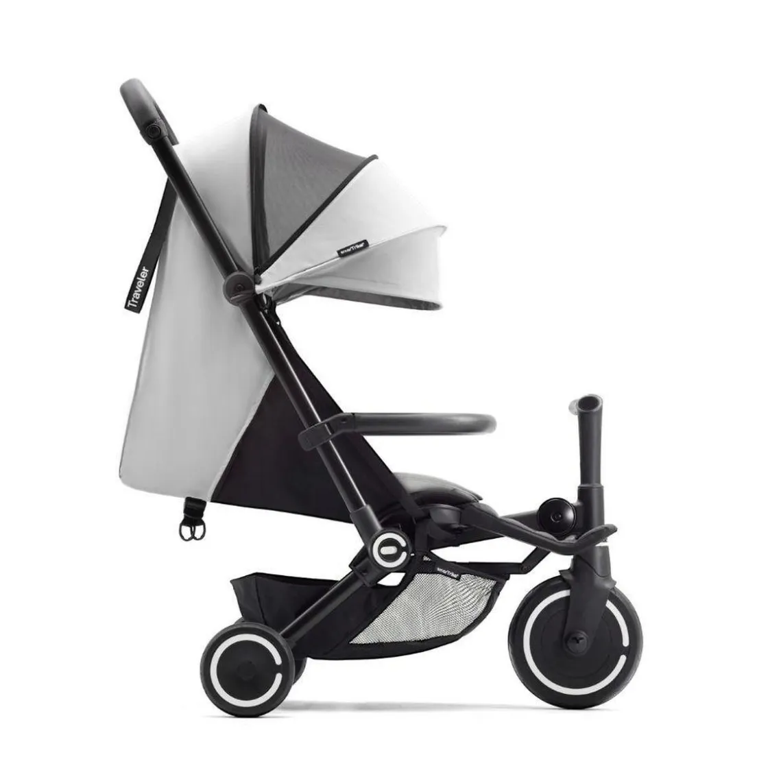 SMARTRIKE Traveler Everest White – Silla de paseo / Triciclo 4-en-1* Sillas De Paseo Y Accesorios·Sillas De Paseo