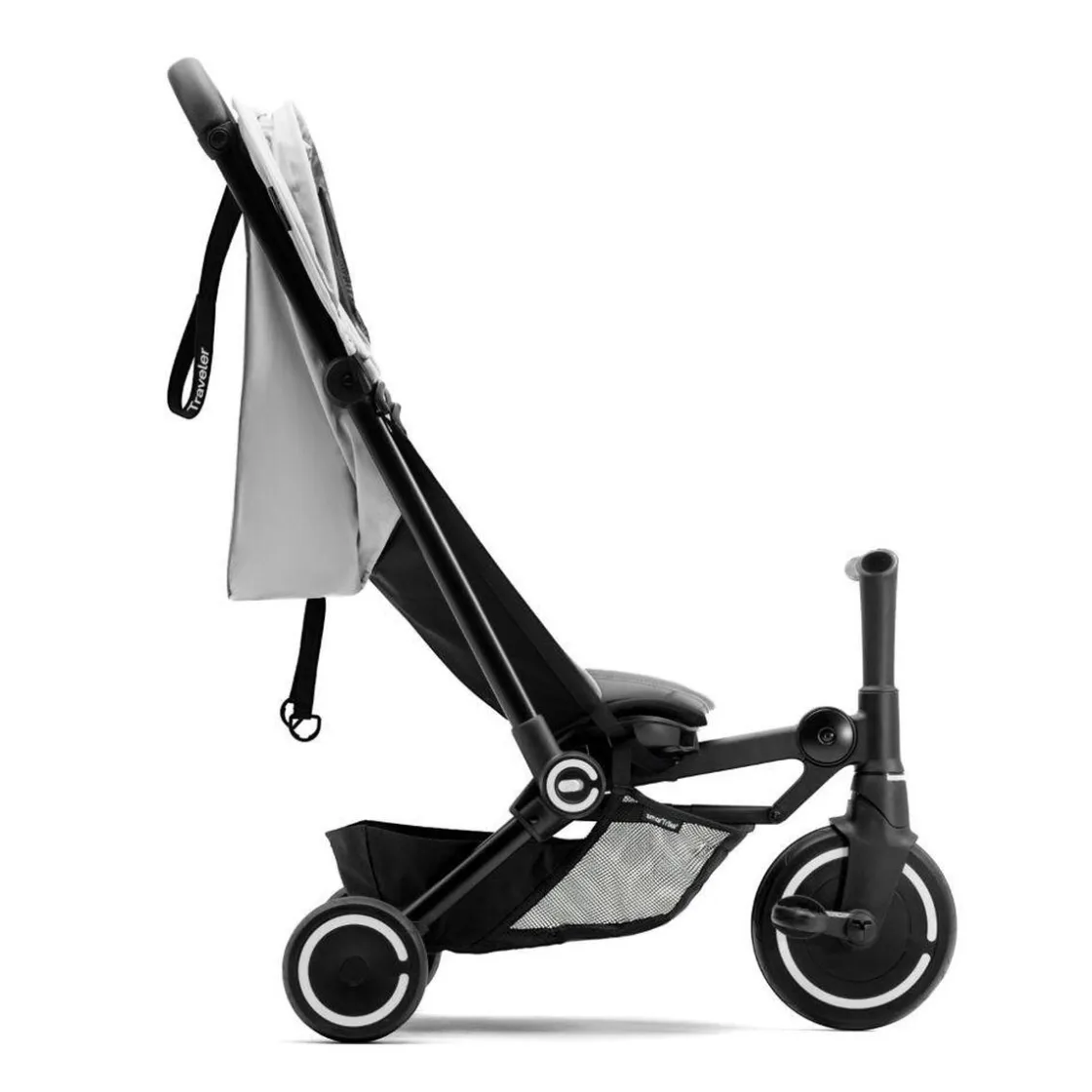 SMARTRIKE Traveler Everest White – Silla de paseo / Triciclo 4-en-1* Sillas De Paseo Y Accesorios·Sillas De Paseo