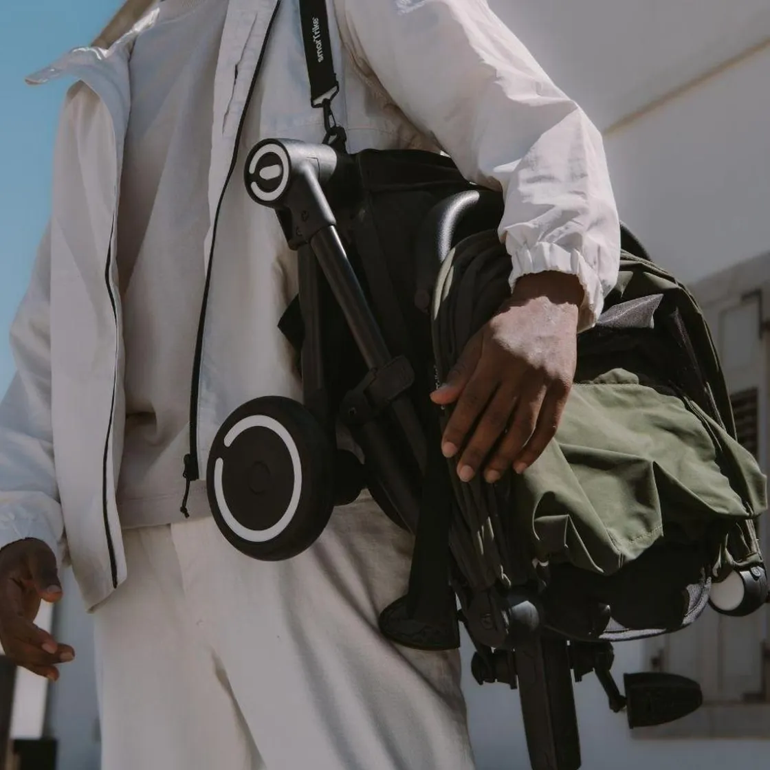 SMARTRIKE Traveler Forest Green – Silla de paseo / Triciclo 4-en-1