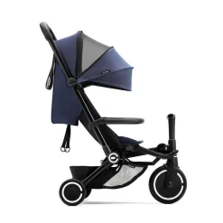SMARTRIKE Traveler Midnight Blue – Silla de paseo / Triciclo 4-en-1