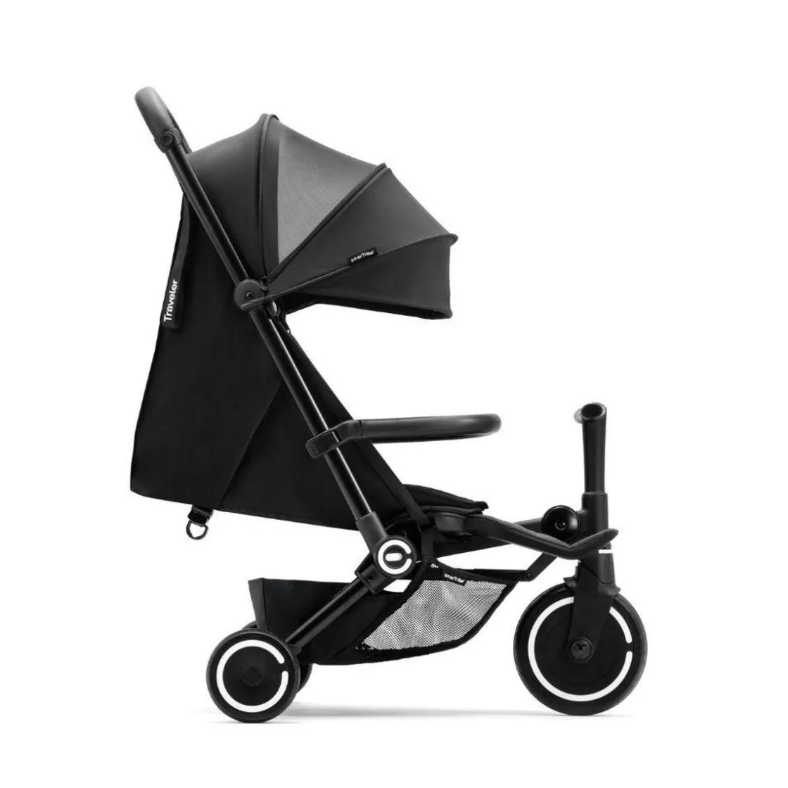SMARTRIKE Traveler Onyx Black – Silla de paseo / Triciclo 4-en-1* Sillas De Paseo Y Accesorios·Sillas De Paseo