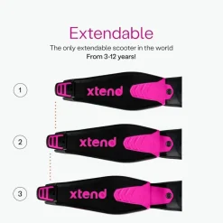 SMARTRIKE Xtend Scooter Pink* Motos Y Triciclos