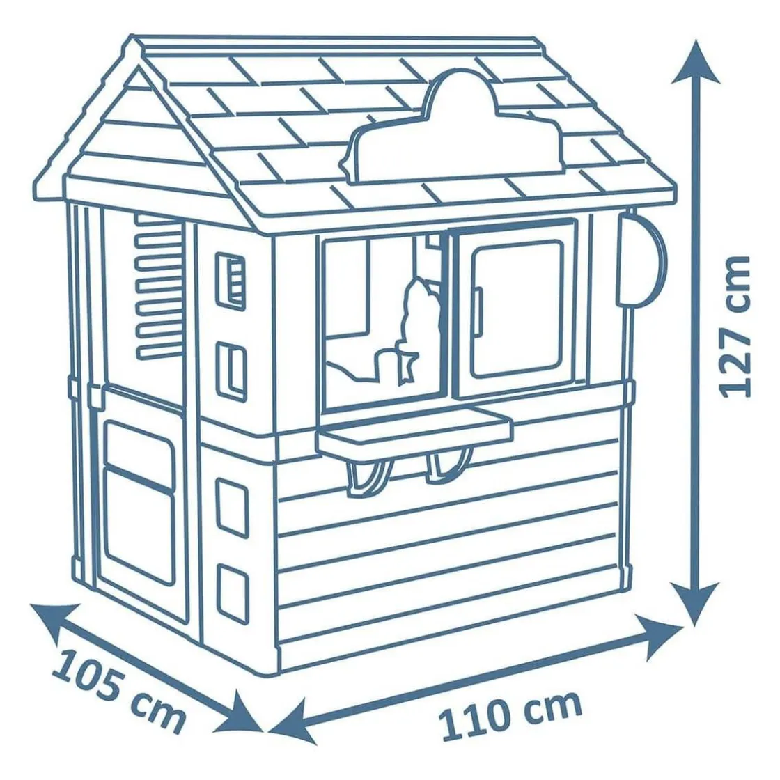SMOBY - Casita infantil puesto de dulces* Casas