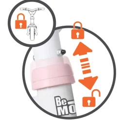 SMOBY - Triciclo Be Move Confort Rosa Progresivo ㅤ