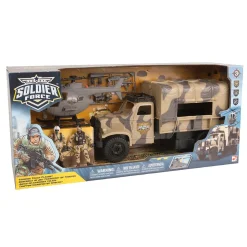 CHAP MEI PLASTIC TOYS MFY Soldier Force - Set Camión y Helicóptero de Combate