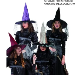 TOYS "R" US Sombrero de Bruja con Velo (Varios colores)* Disfraces|Halloween