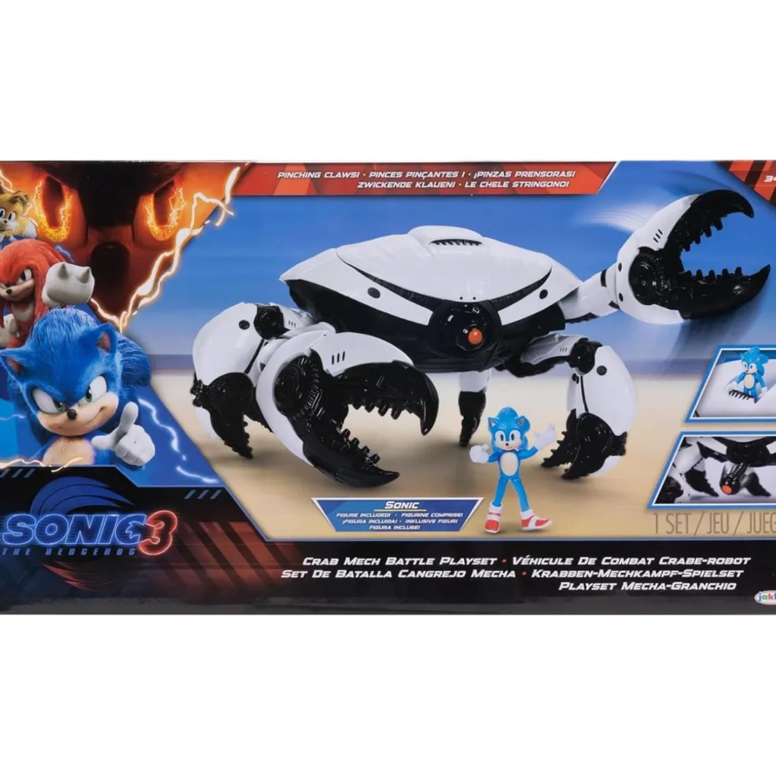 SEGA Sonic - Figura Mega Cangrejo Mecánico Deluxe
