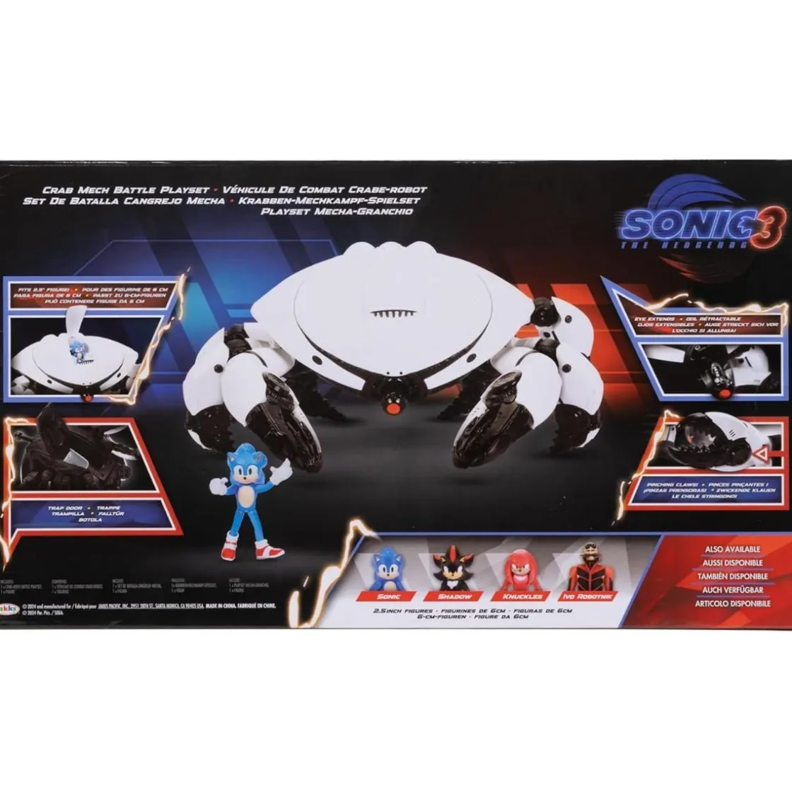 SEGA Sonic - Figura Mega Cangrejo Mecánico Deluxe