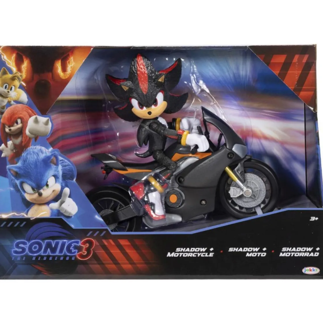 SEGA Sonic - Figura Shadow + Moto 13 cm