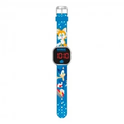 KIDS EUROSWAN S.L. Sonic - Reloj LED Sega de Sonic the Hedgehog ㅤ